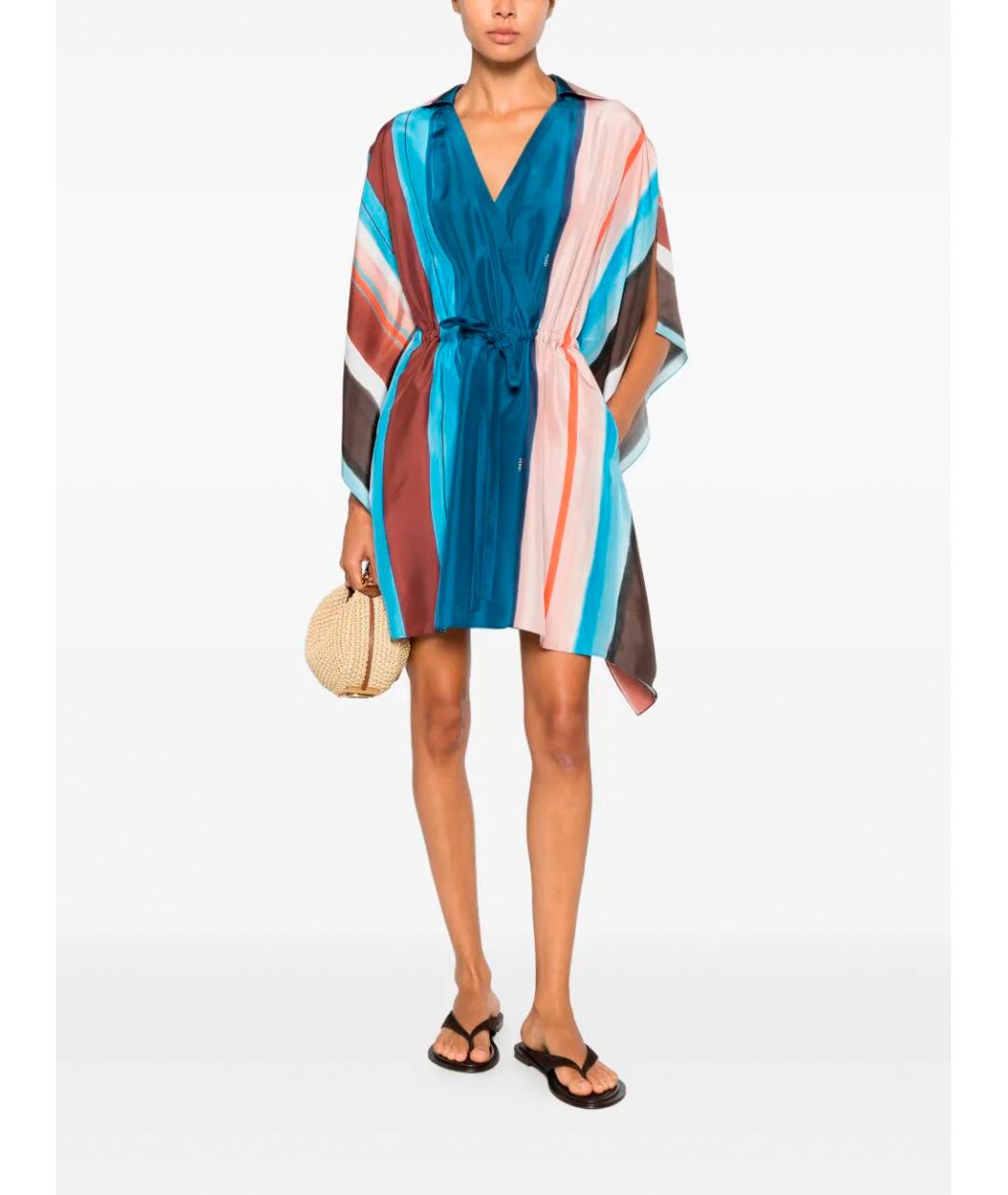 FENDI Мульти шелковое парео, фото 2