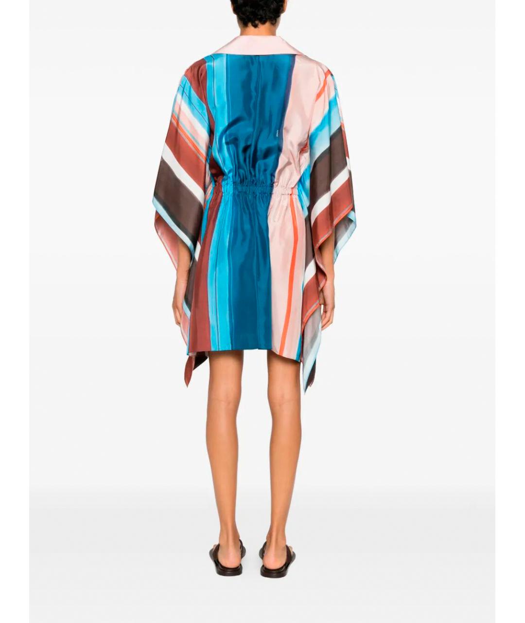 FENDI Мульти шелковое парео, фото 3