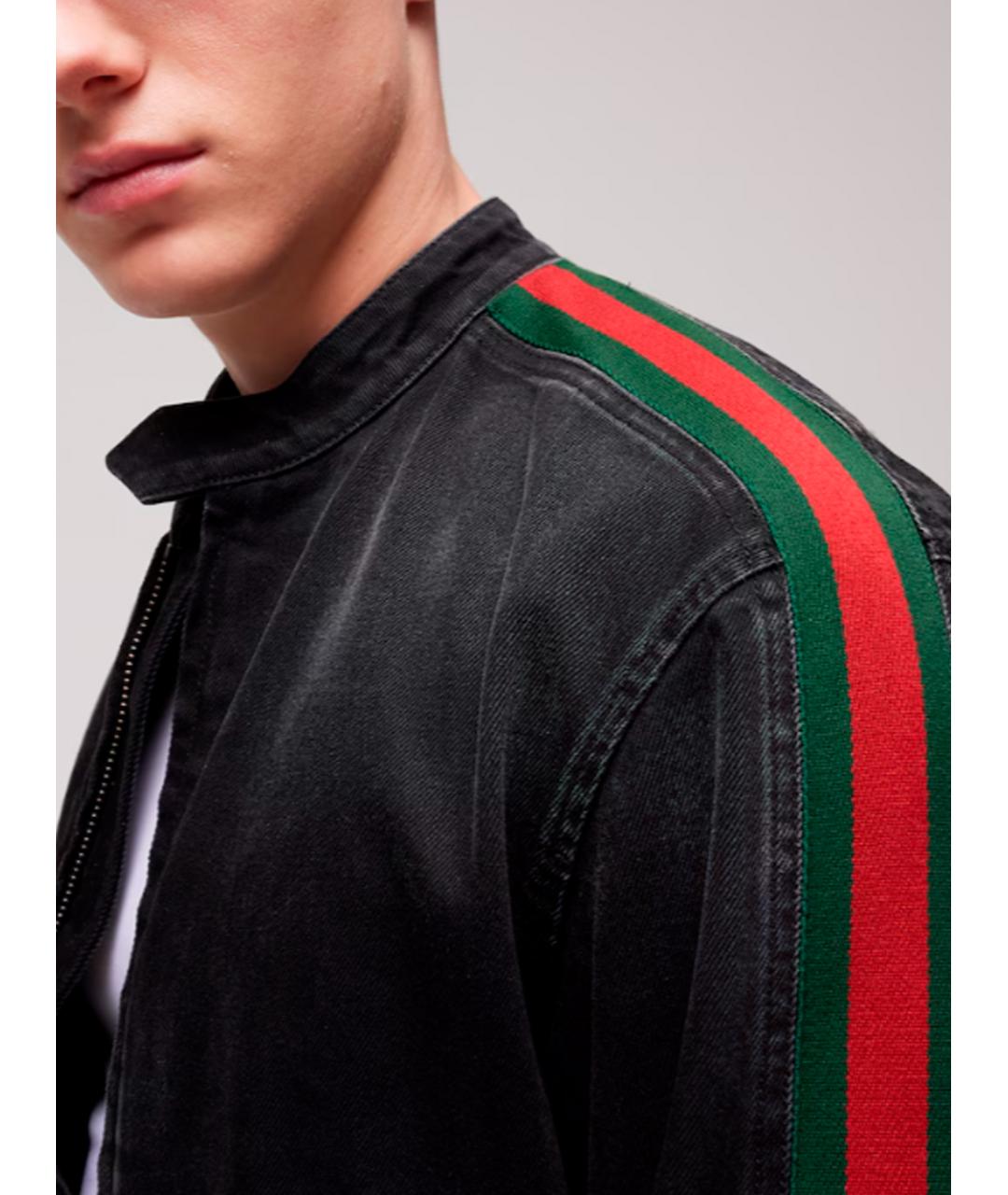 GUCCI Черная хлопковая куртка, фото 5