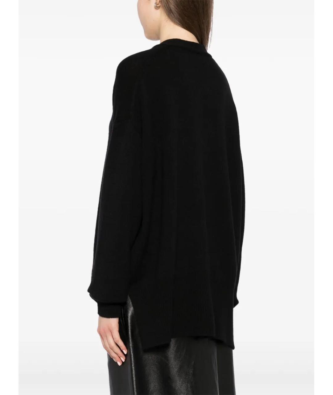 JIL SANDER Черный кашемировый кардиган, фото 3