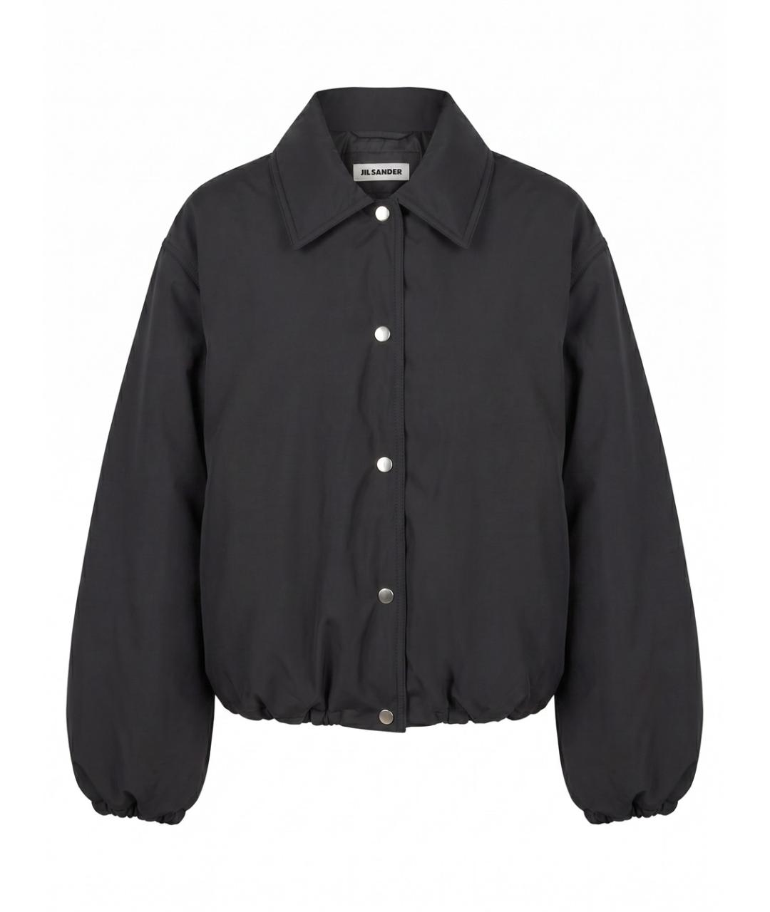 JIL SANDER Черная полиэстеровая куртка, фото 1