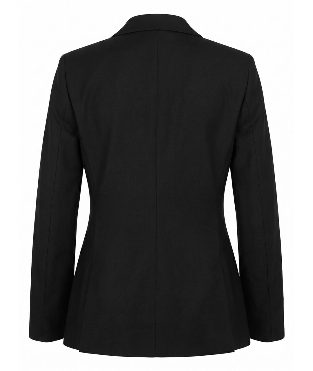 JIL SANDER Черный шерстяной жакет/пиджак, фото 2