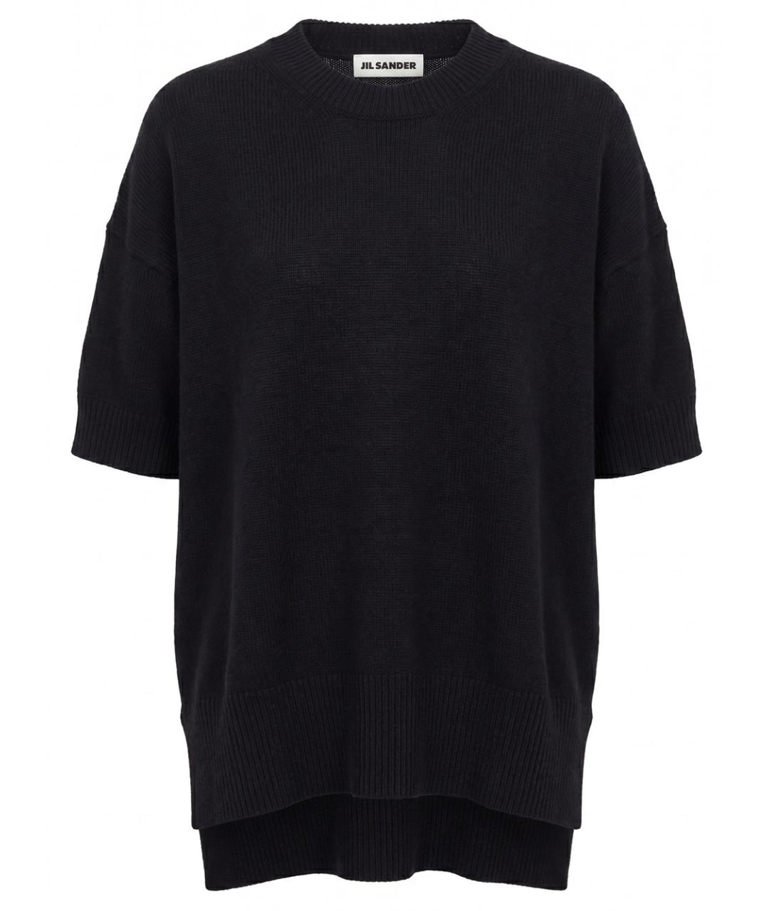 JIL SANDER Черный кашемировый джемпер / свитер, фото 1