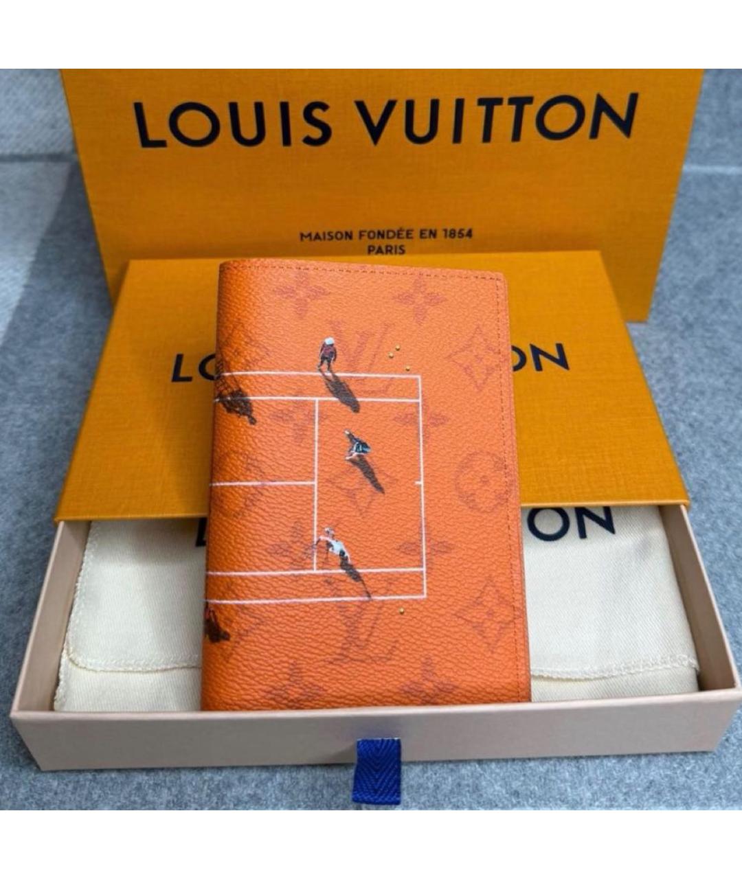LOUIS VUITTON Оранжевый кардхолдер, фото 2
