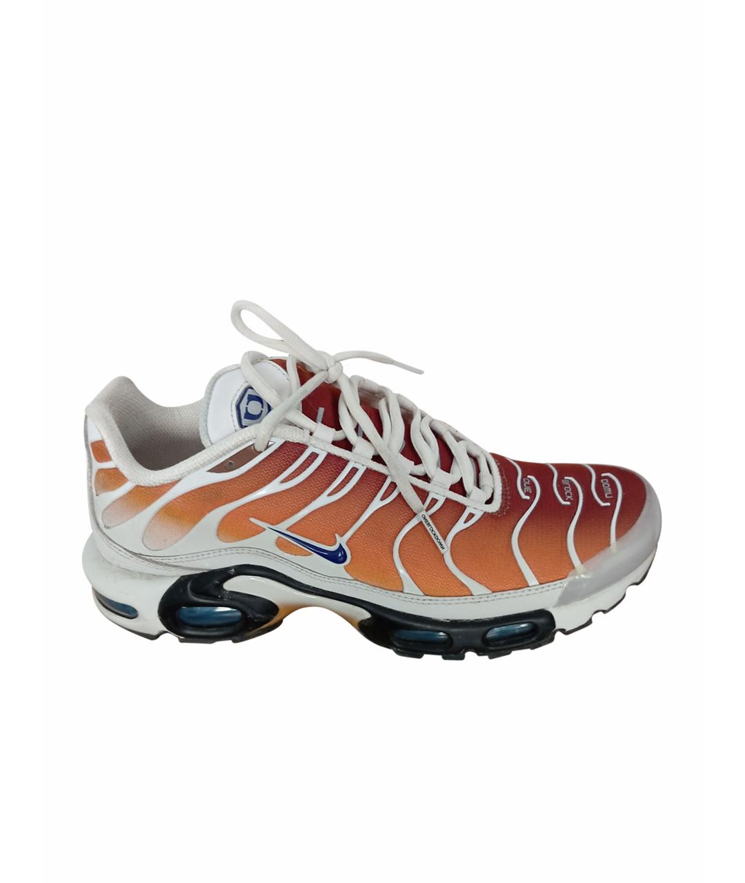 NIKE Оранжевые высокие кроссовки / кеды, фото 1