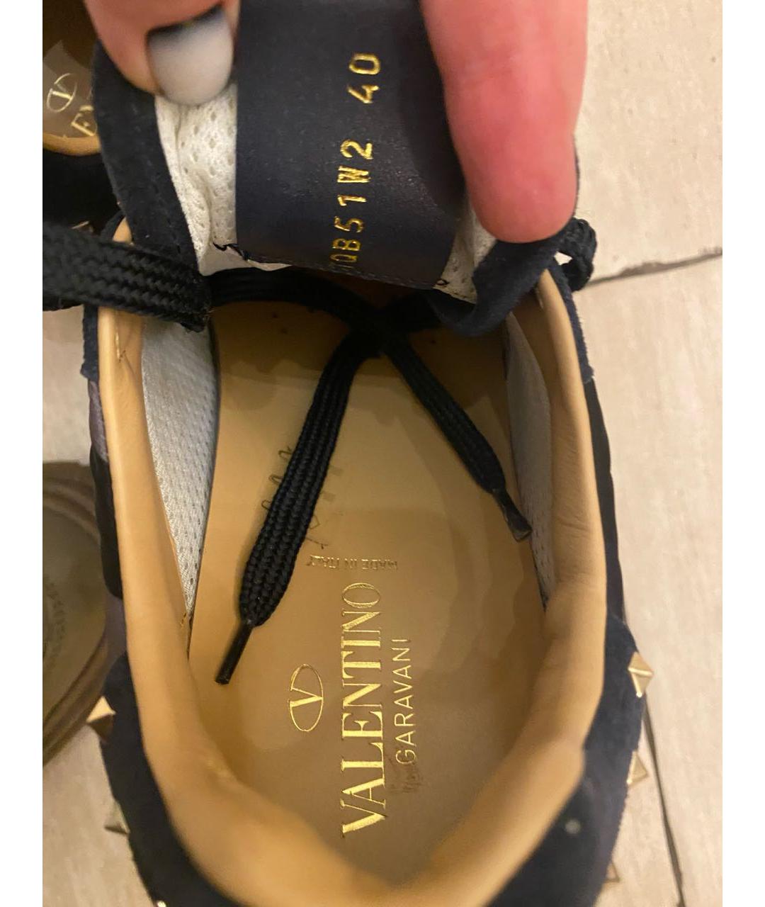 VALENTINO Кожаные кроссовки, фото 7