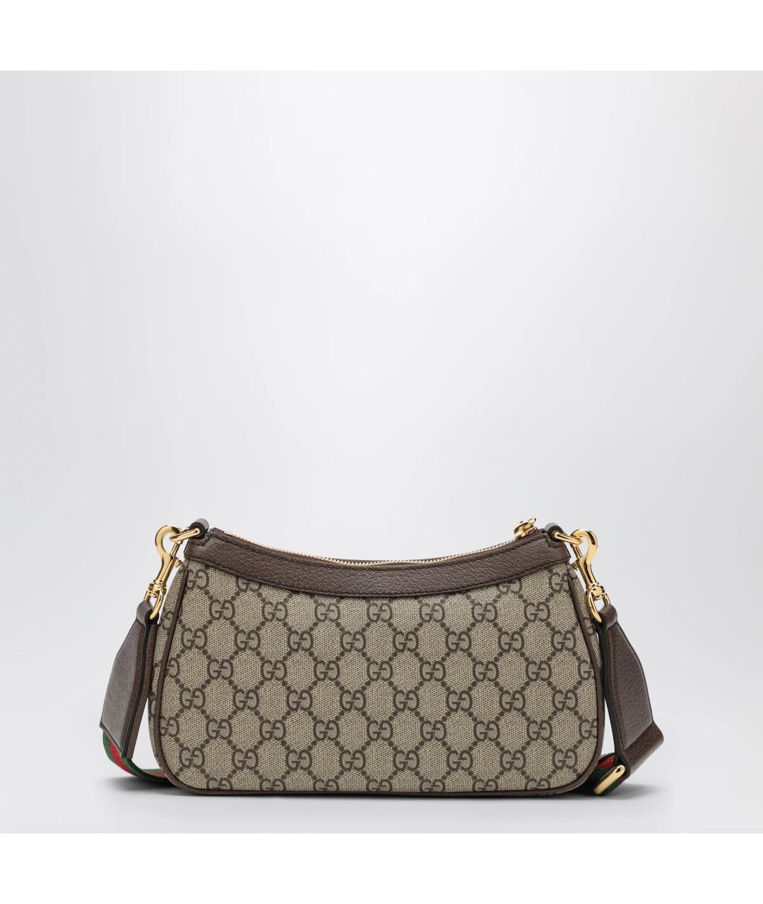 GUCCI Бежевая деним сумка через плечо, фото 2