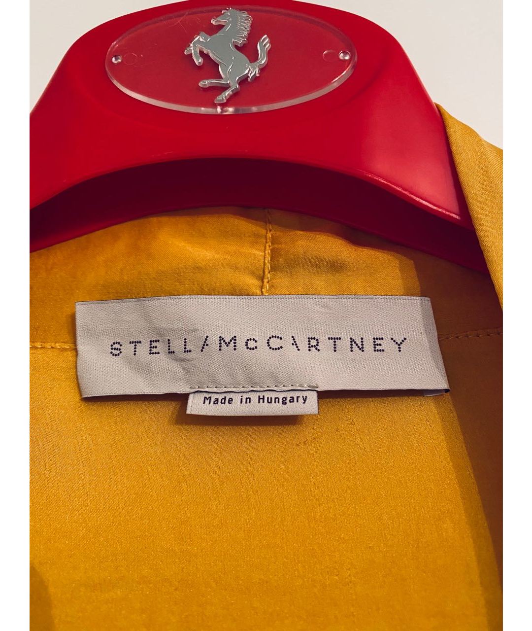 STELLA MCCARTNEY Горчичная шелковая пижама, фото 3