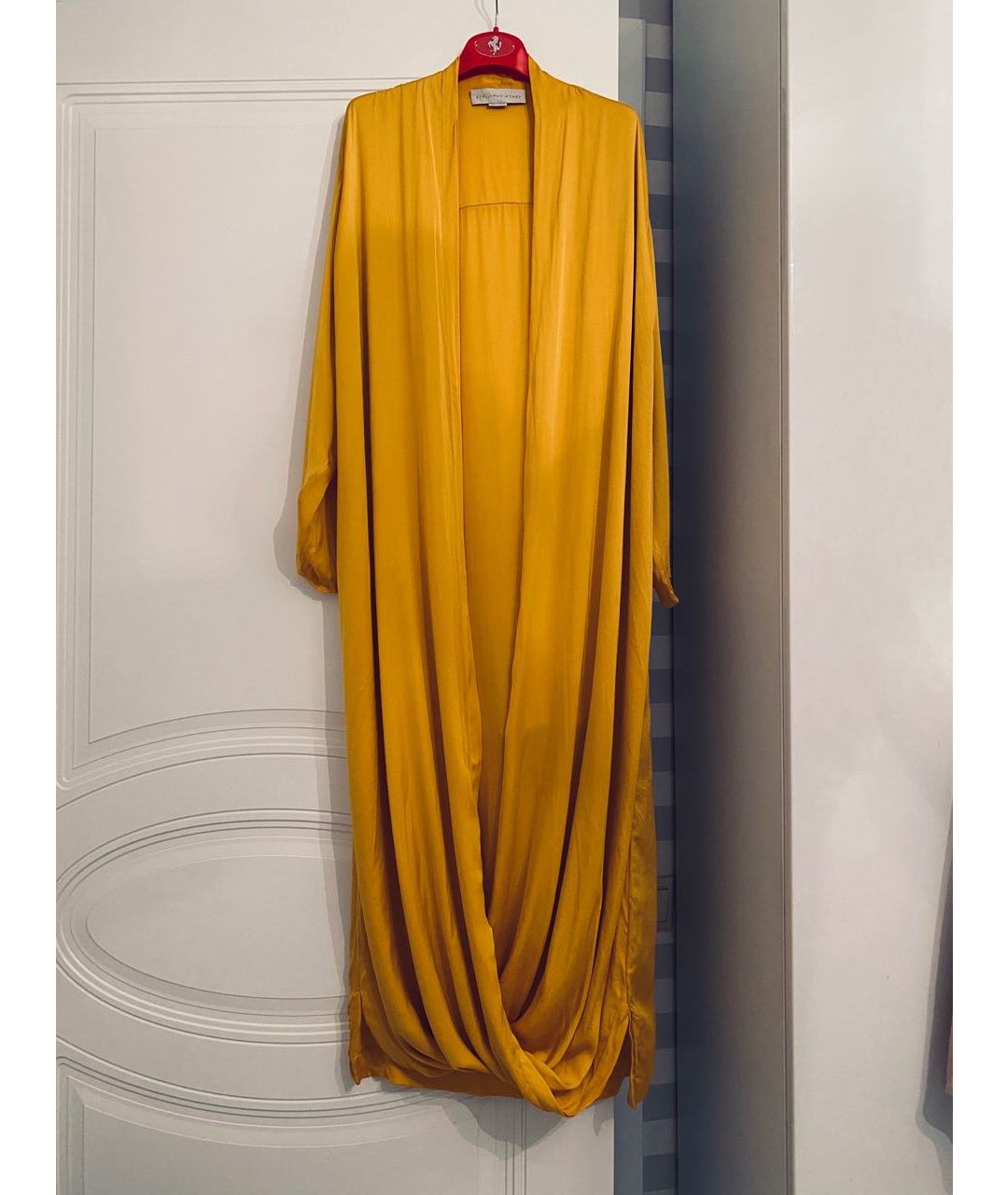 STELLA MCCARTNEY Горчичная шелковая пижама, фото 6