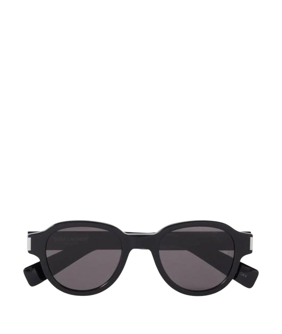 SAINT LAURENT Черные пластиковые солнцезащитные очки, фото 1