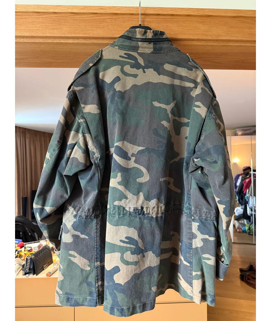 YEEZY Хаки хлопковая куртка, фото 3