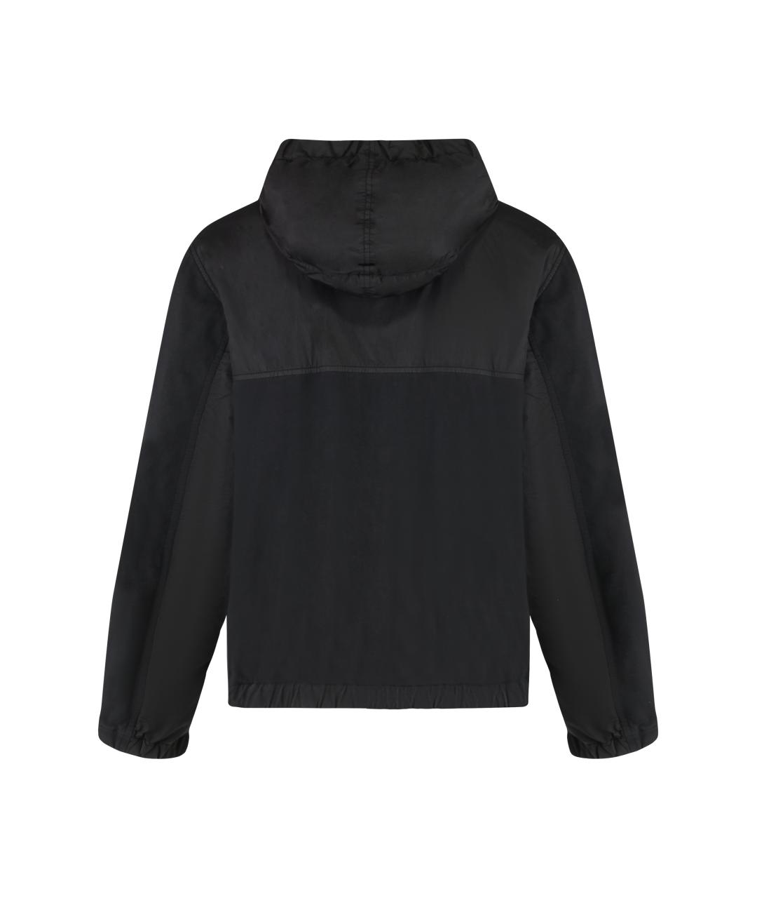 STONE ISLAND Черная полиамидовая куртка, фото 2