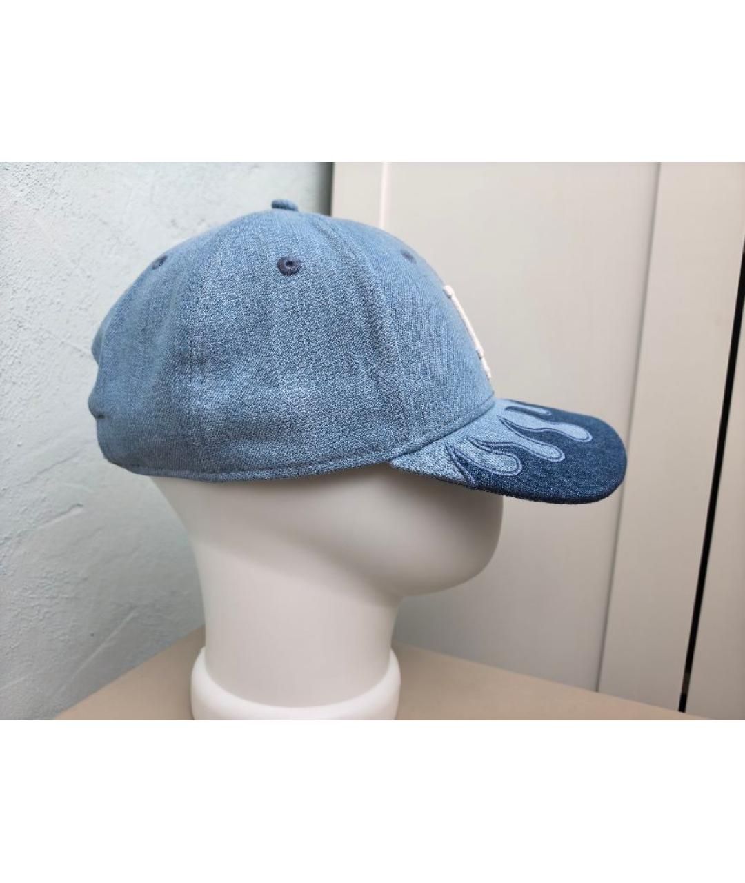 New Era Голубая хлопковая кепка/бейсболка, фото 3