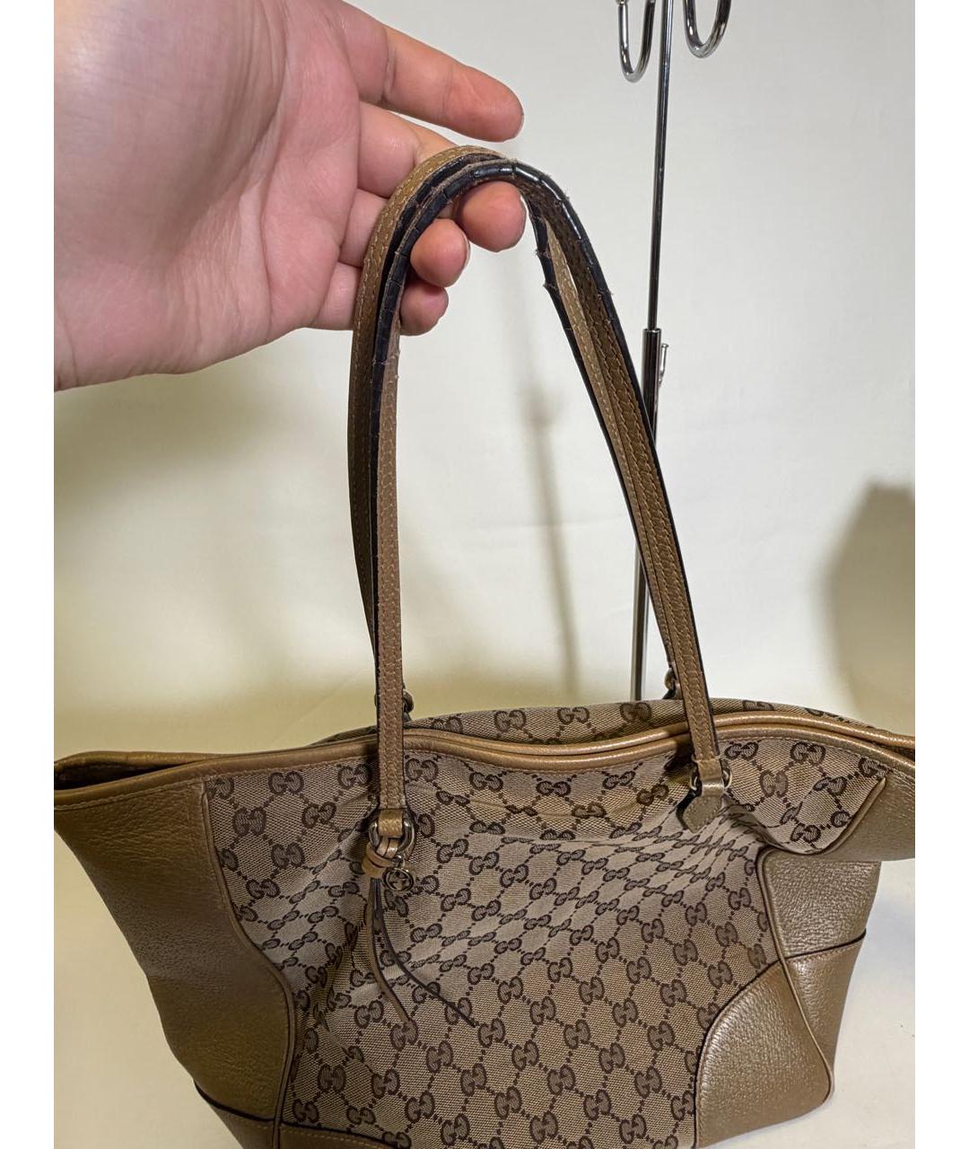 GUCCI Коричневая сумка с короткими ручками, фото 3