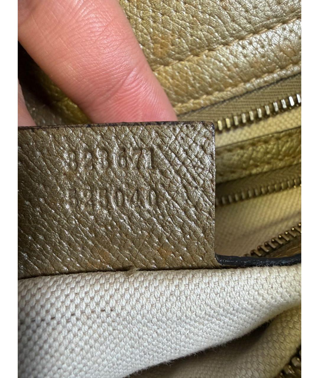 GUCCI Коричневая сумка с короткими ручками, фото 6