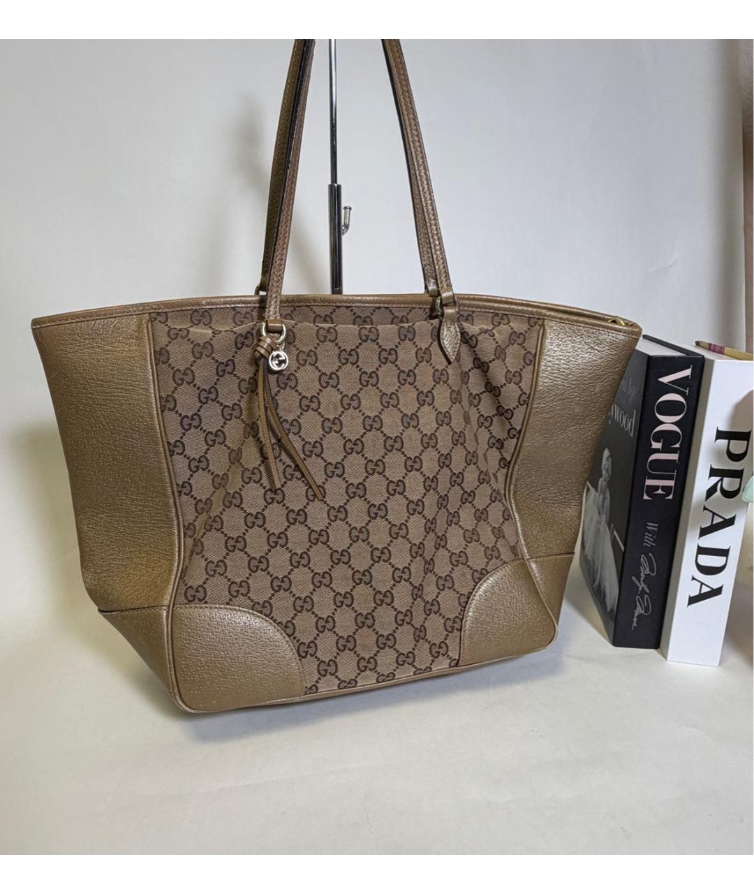 GUCCI Коричневая сумка с короткими ручками, фото 7