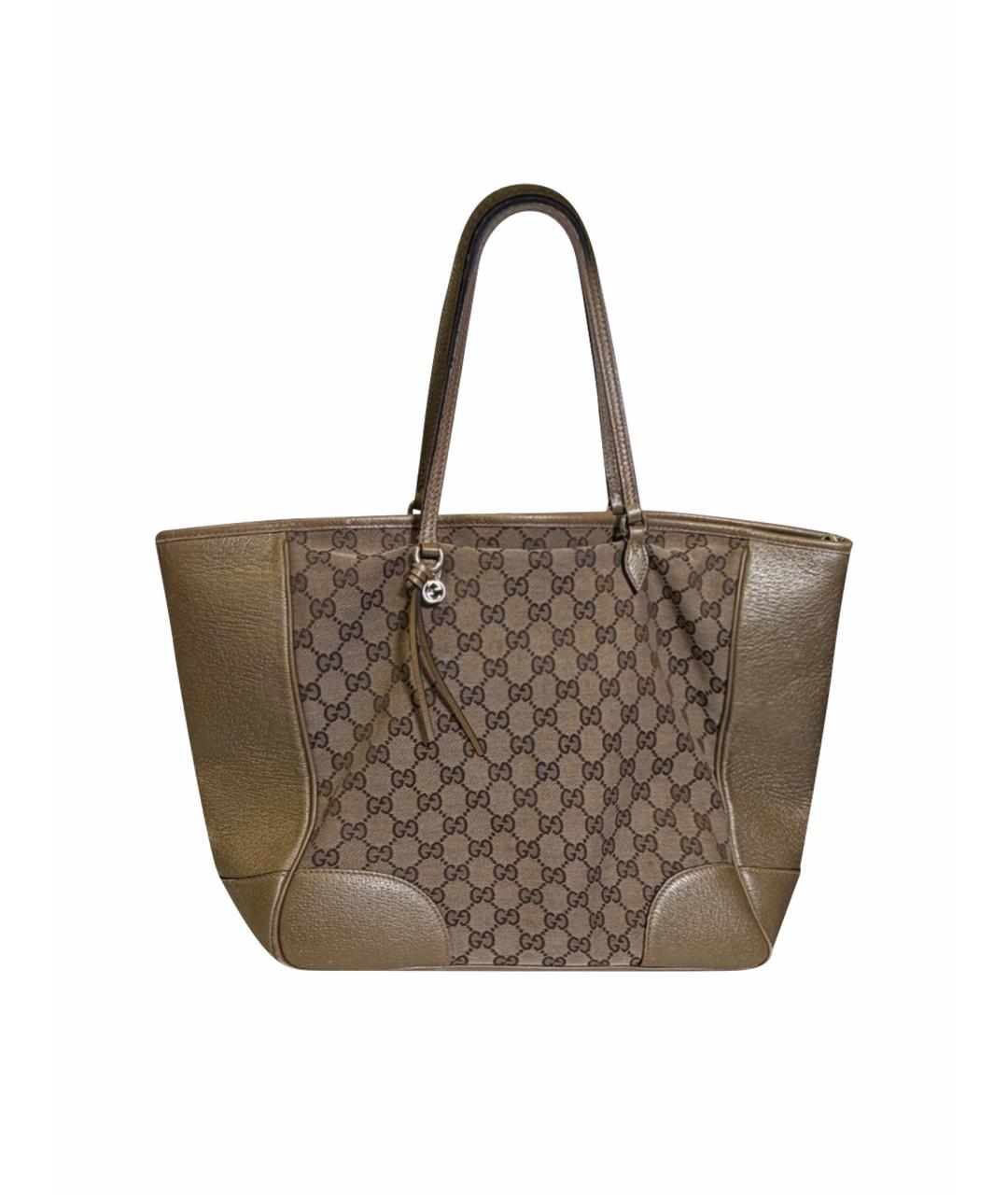 GUCCI Коричневая сумка с короткими ручками, фото 1