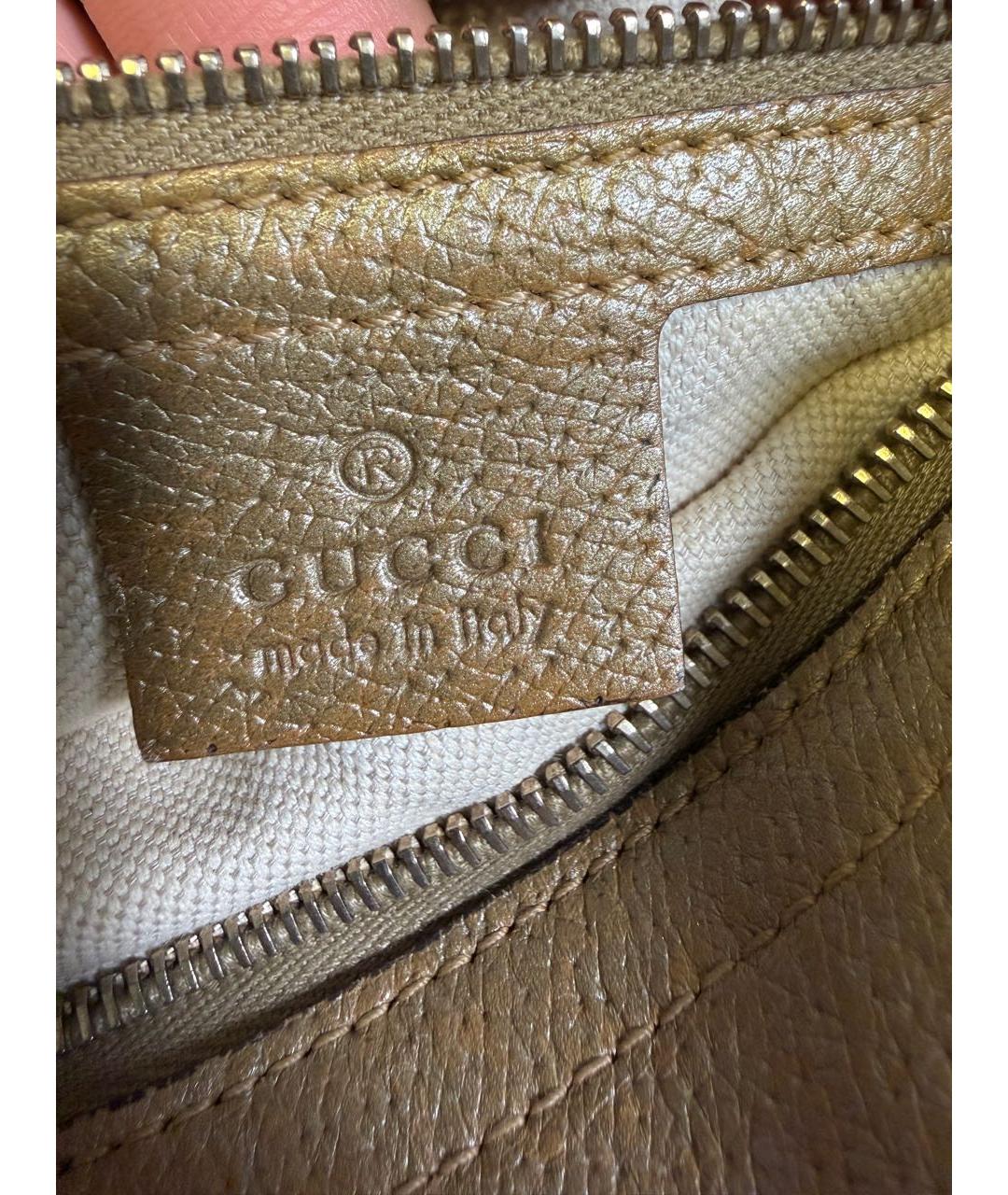 GUCCI Коричневая сумка с короткими ручками, фото 5