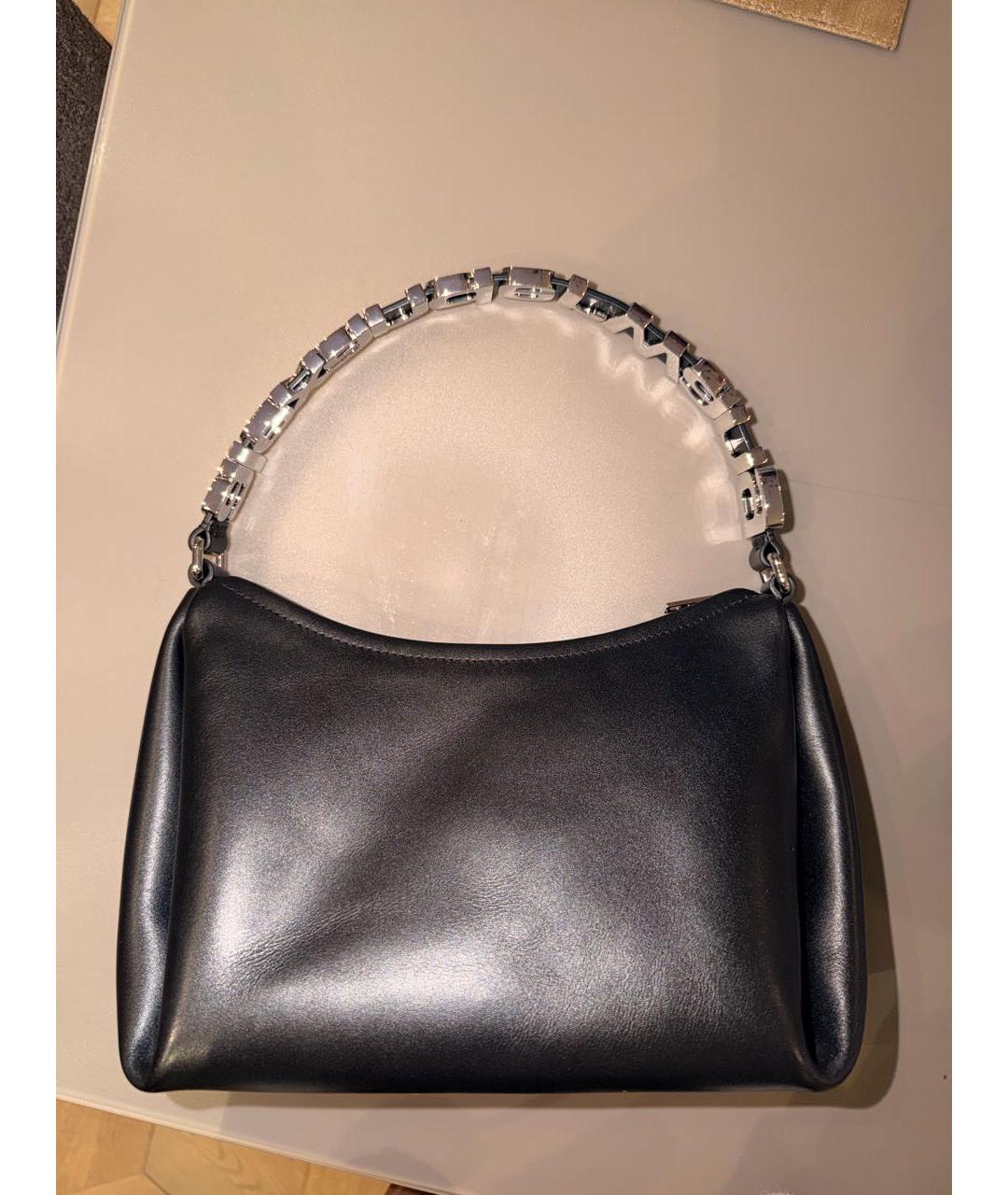 ALEXANDER WANG Черная кожаная сумка с короткими ручками, фото 9