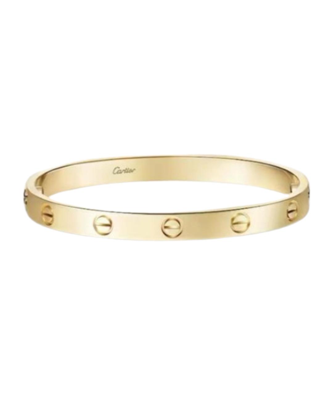 CARTIER Золотой браслет из желтого золота, фото 1