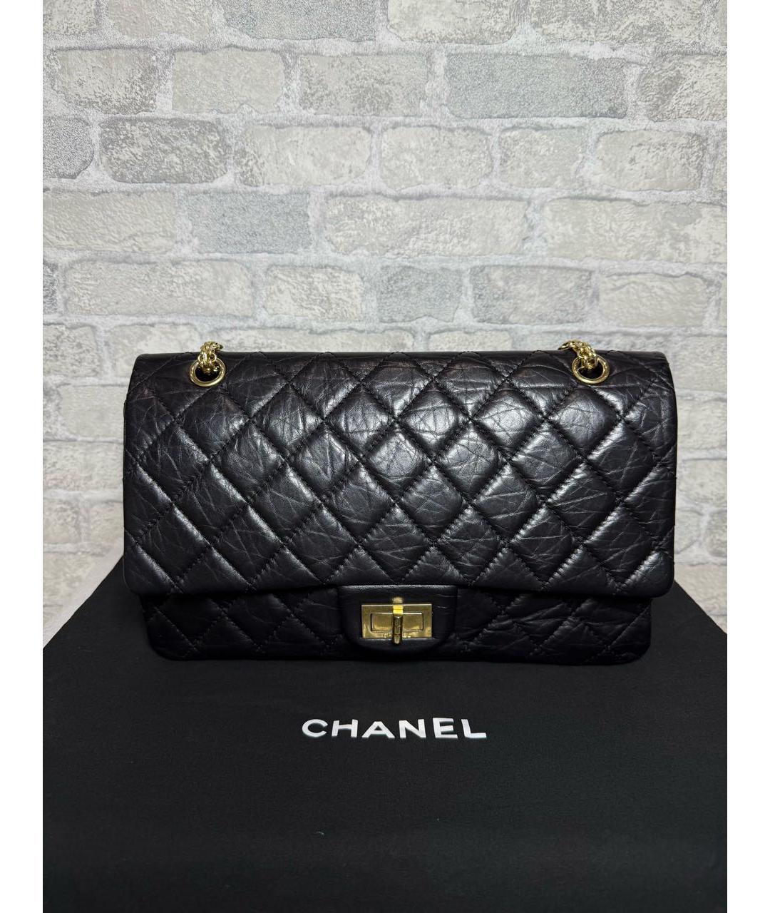 CHANEL Черная кожаная сумка через плечо, фото 9