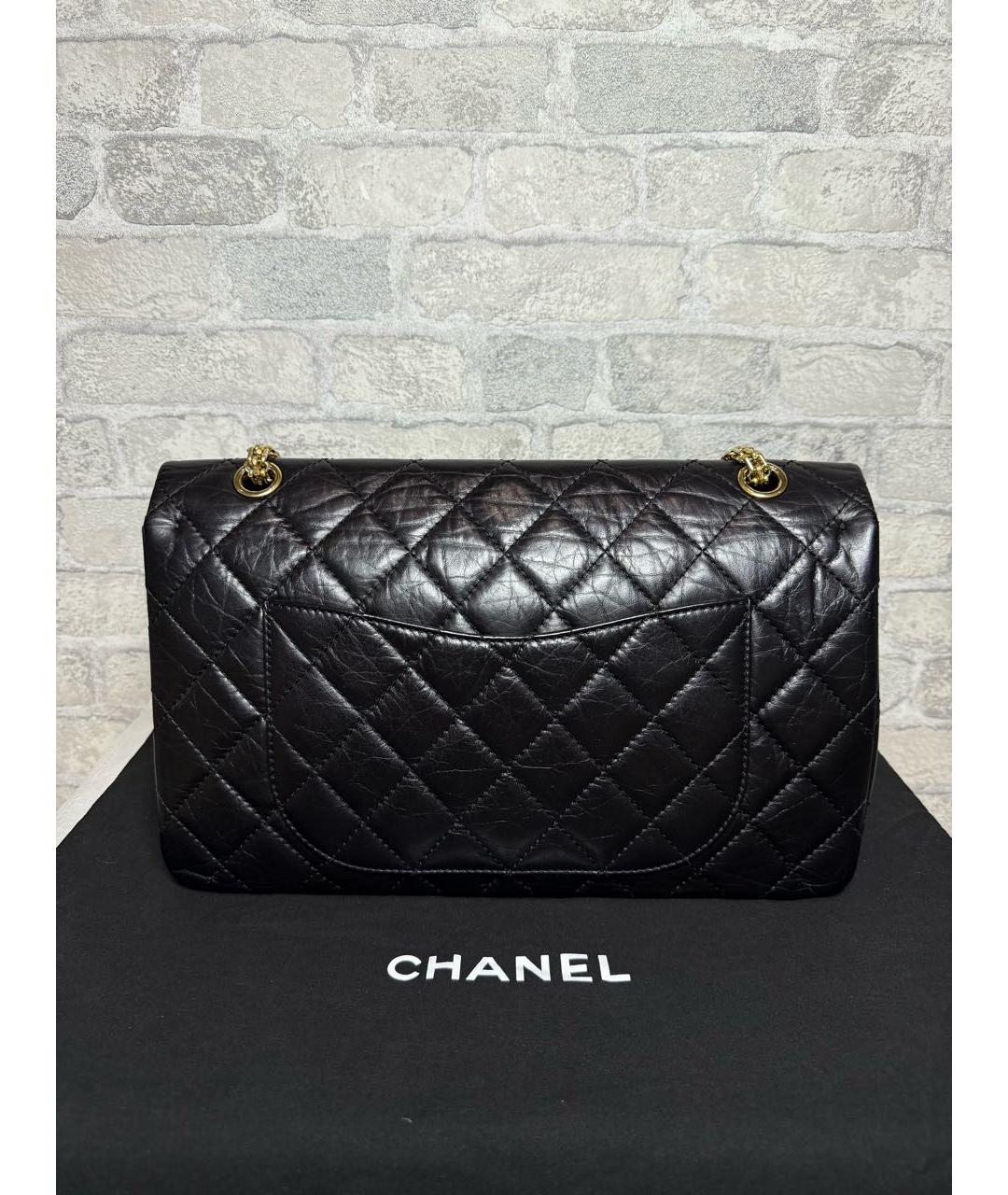 CHANEL Черная кожаная сумка через плечо, фото 4