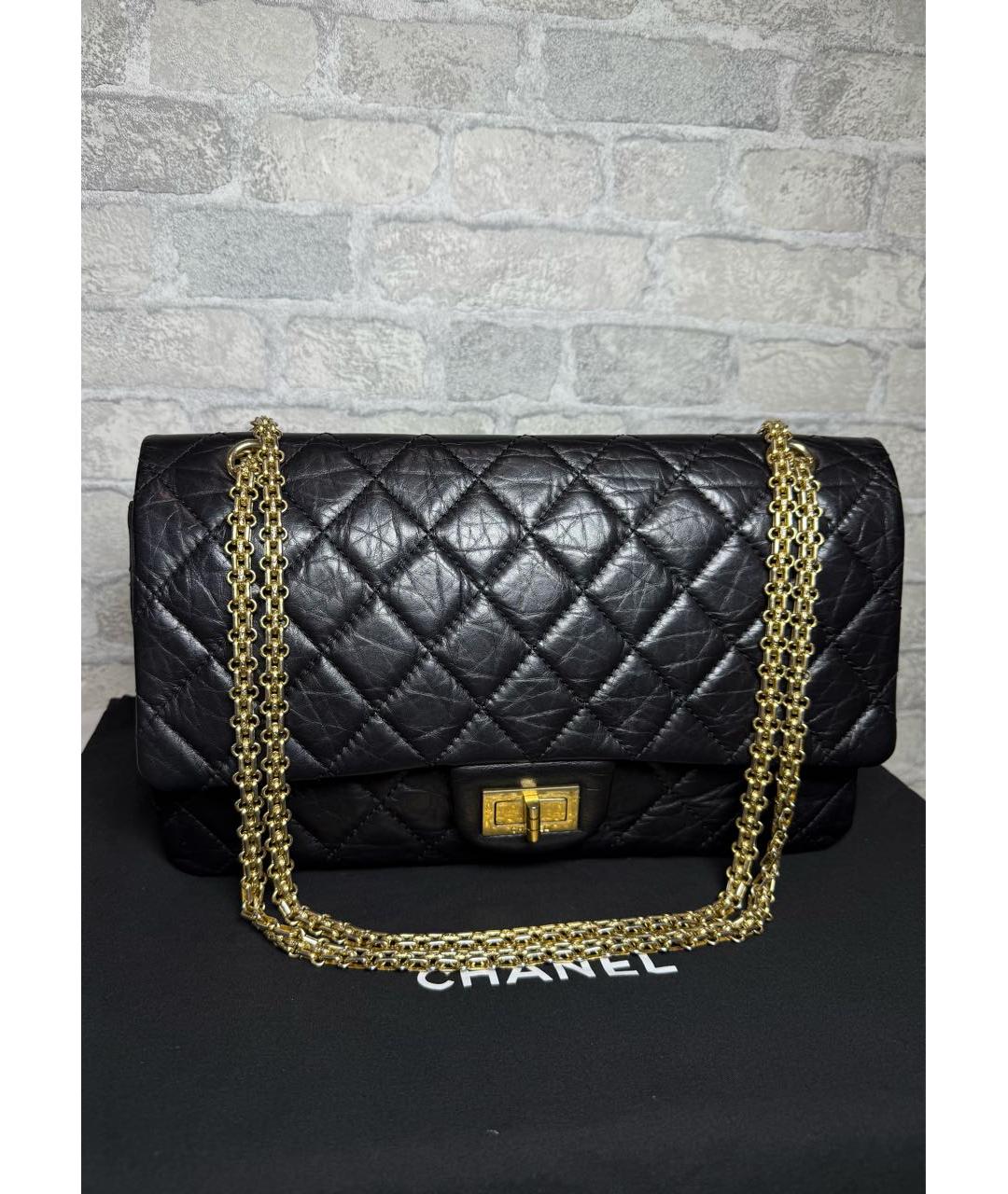 CHANEL Черная кожаная сумка через плечо, фото 3