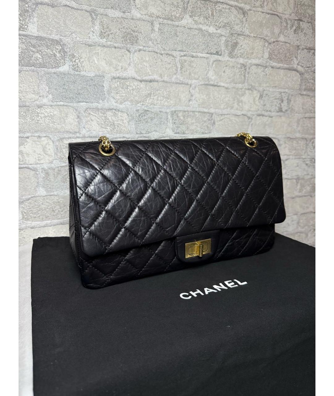 CHANEL Черная кожаная сумка через плечо, фото 2