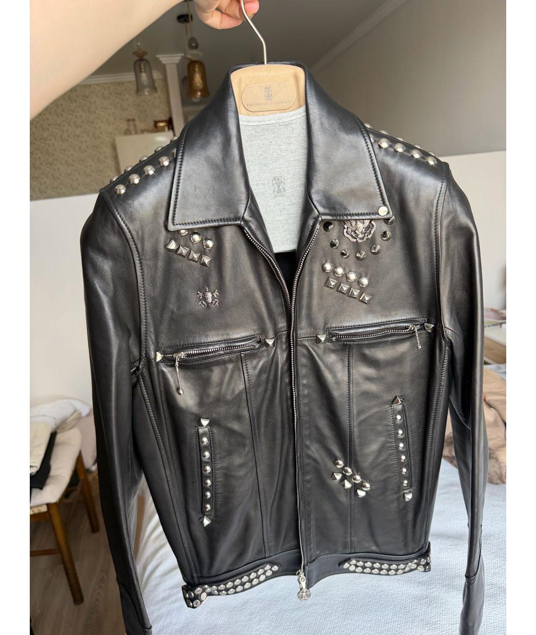 BALMAIN Черная кожаная куртка, фото 6