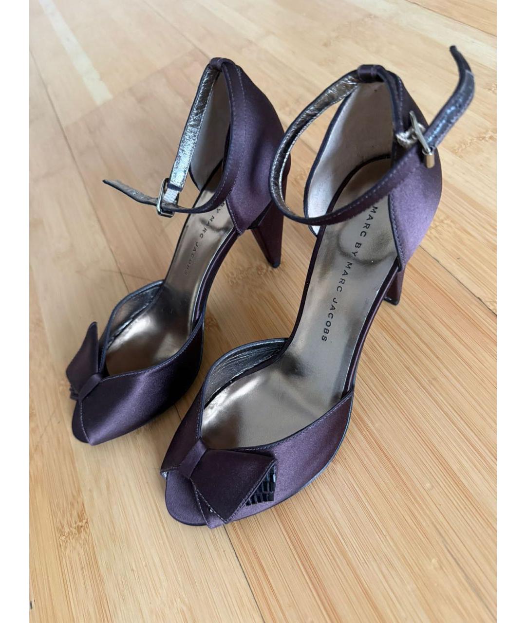 MARC BY MARC JACOBS Коричневые кожаные босоножки, фото 2