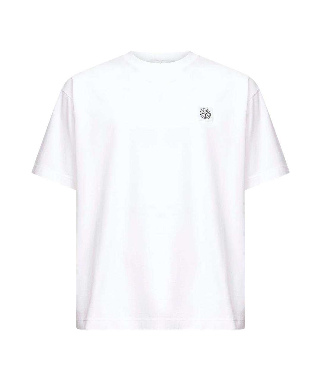 STONE ISLAND Белые хлопковые шорты, фото 1