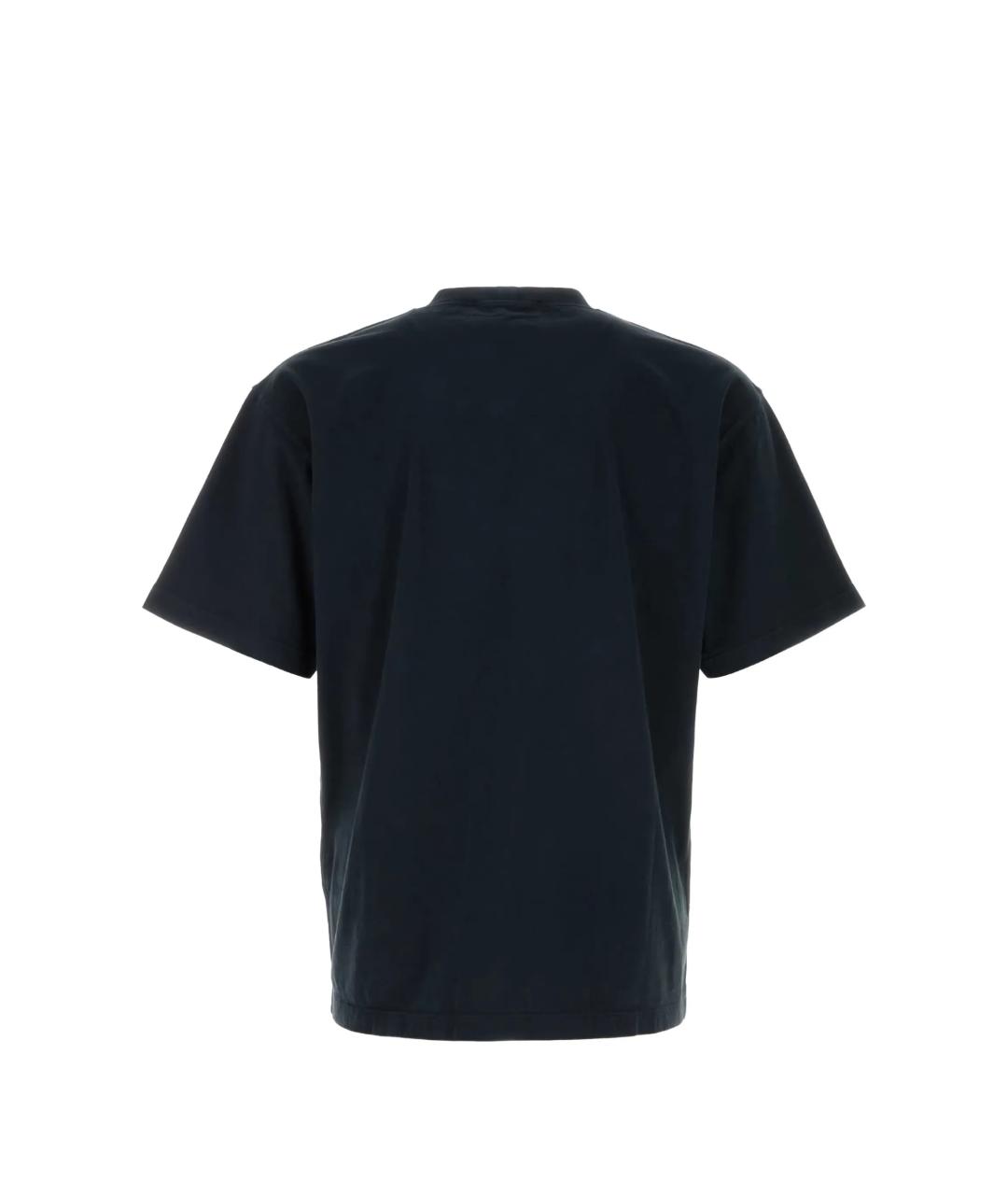 STONE ISLAND Синяя хлопковая футболка, фото 2