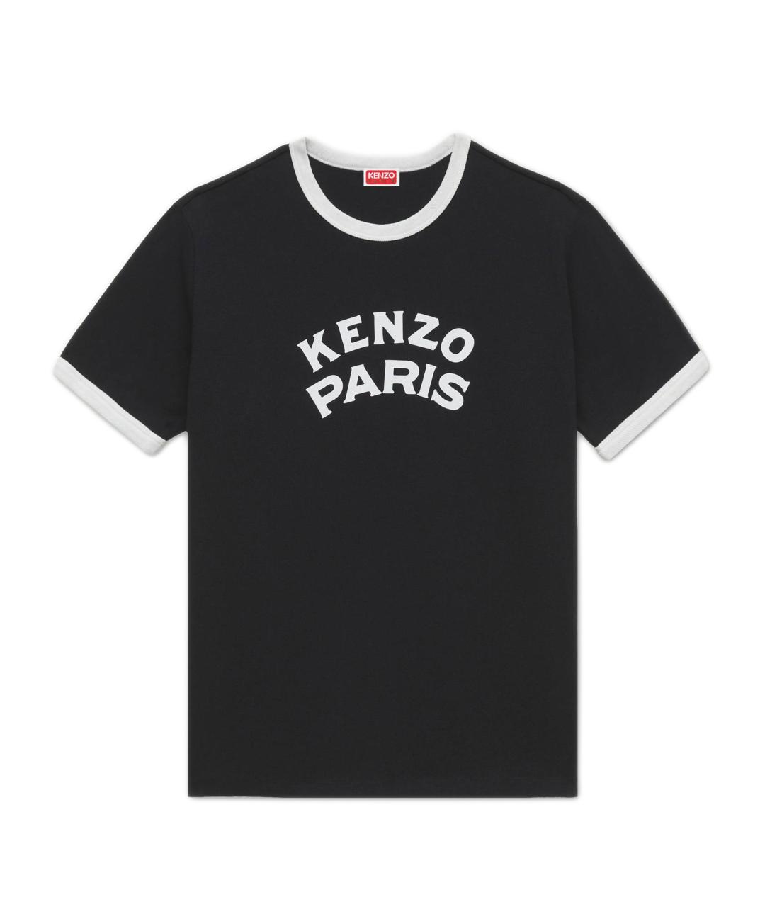 KENZO Черная футболка, фото 1