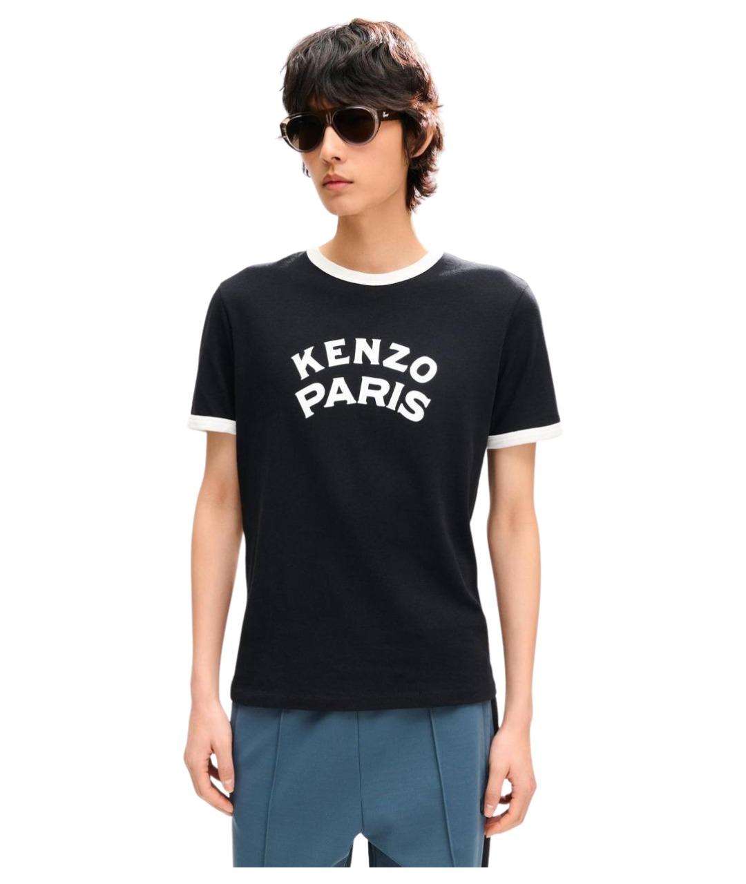 KENZO Черная футболка, фото 2