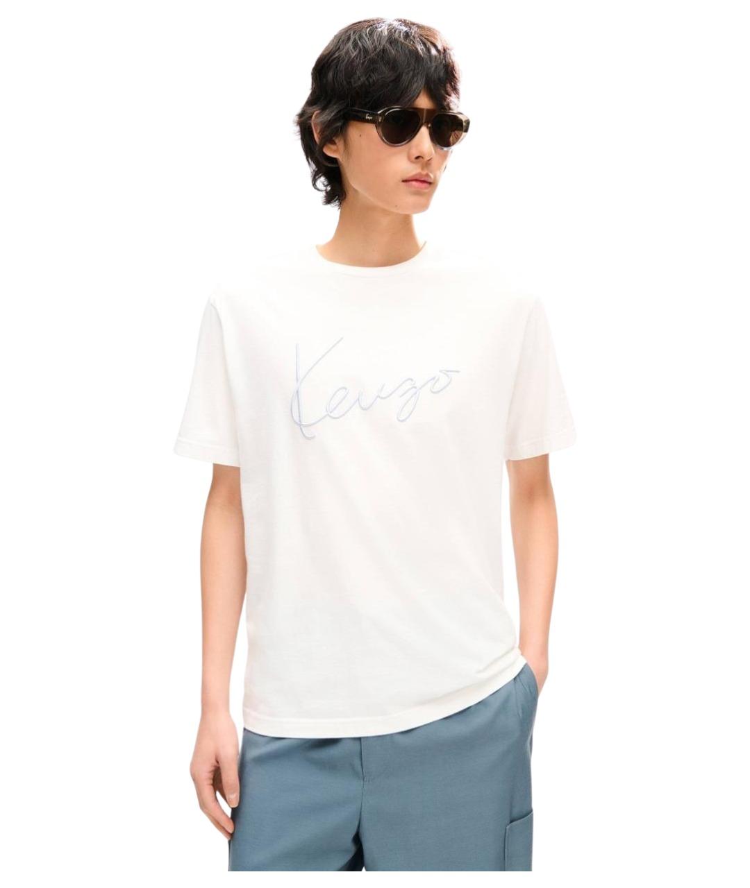 KENZO Белая футболка, фото 2