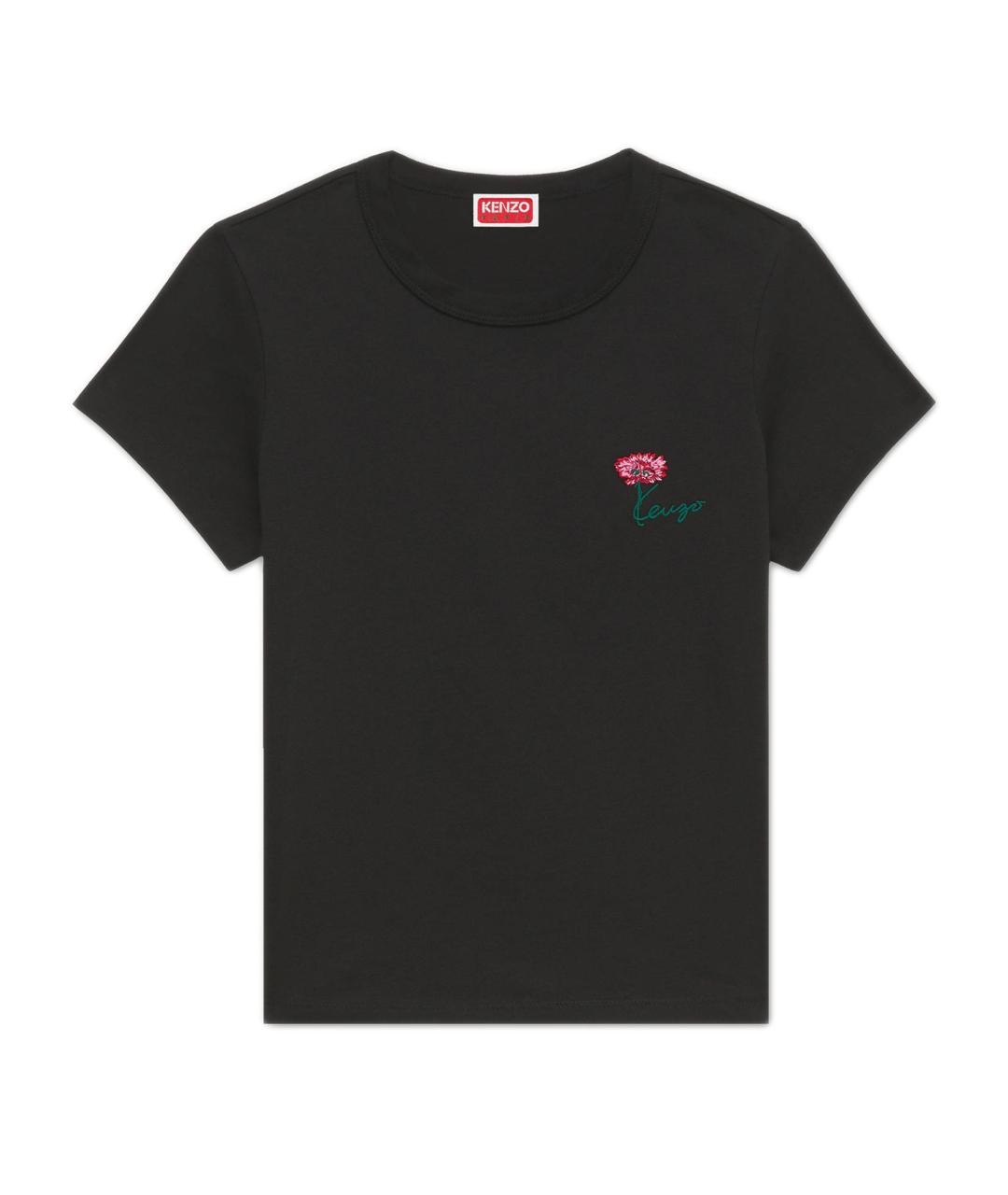 KENZO Черная футболка, фото 1