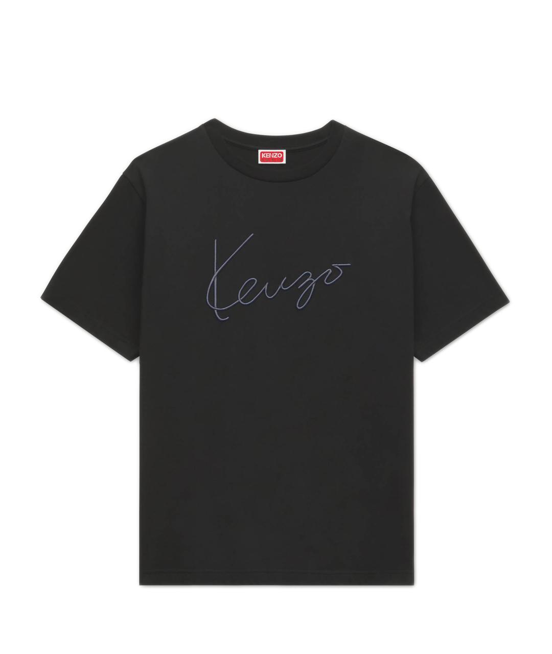 KENZO Черная футболка, фото 1
