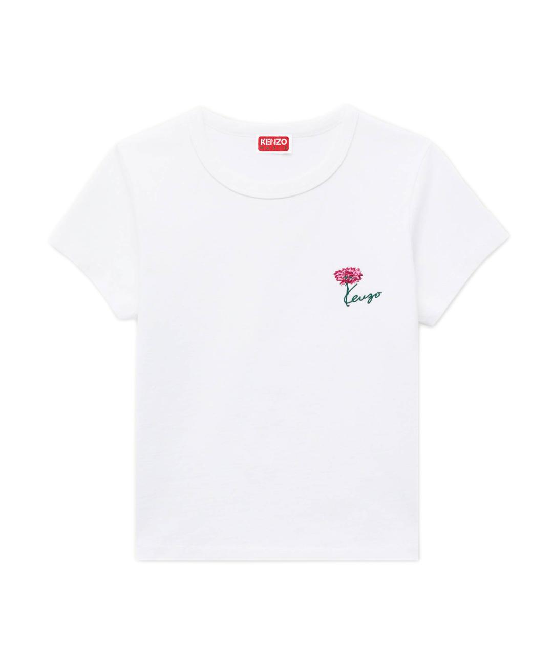 KENZO Белая футболка, фото 1