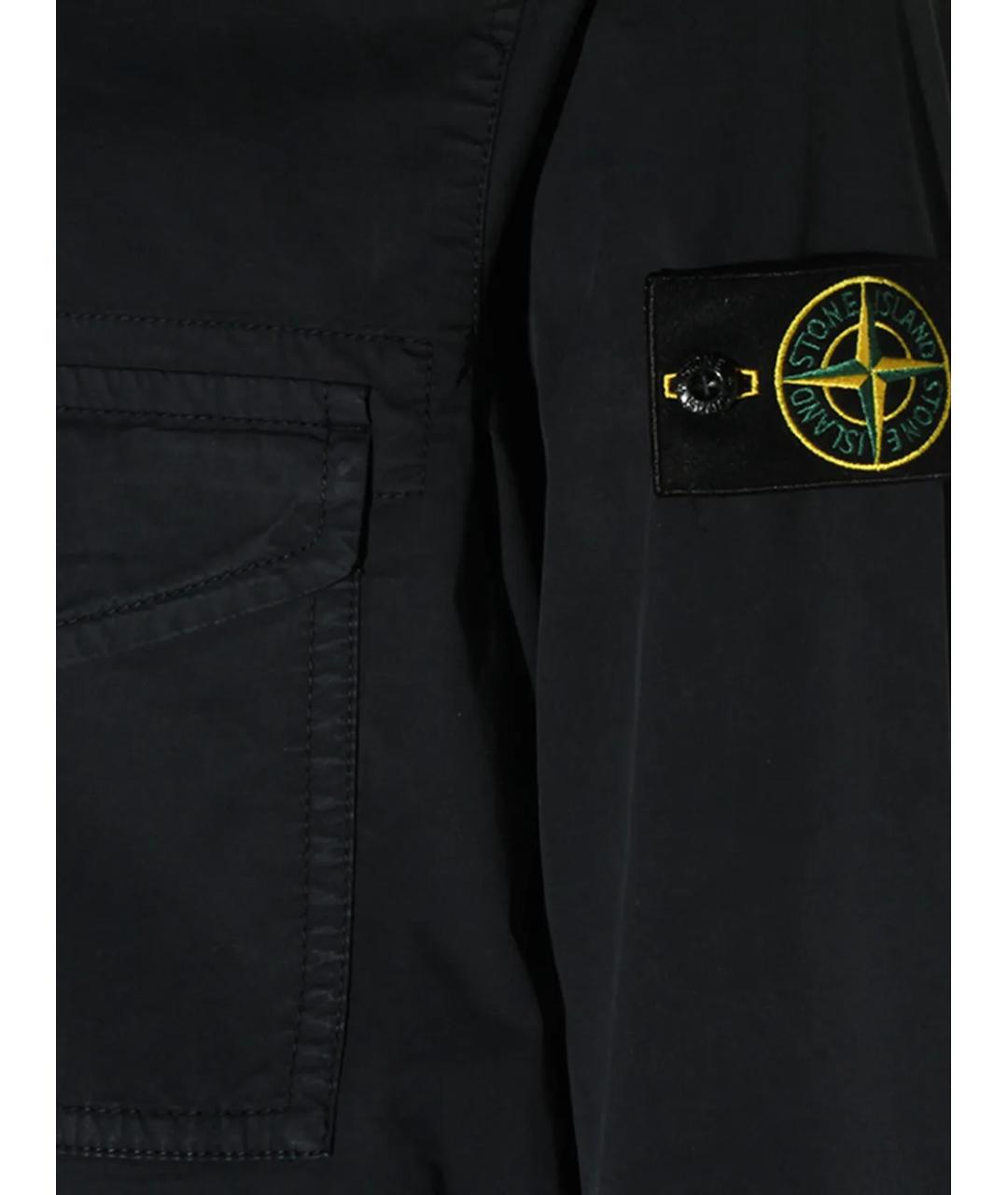 STONE ISLAND Синяя хлопковая куртка, фото 3