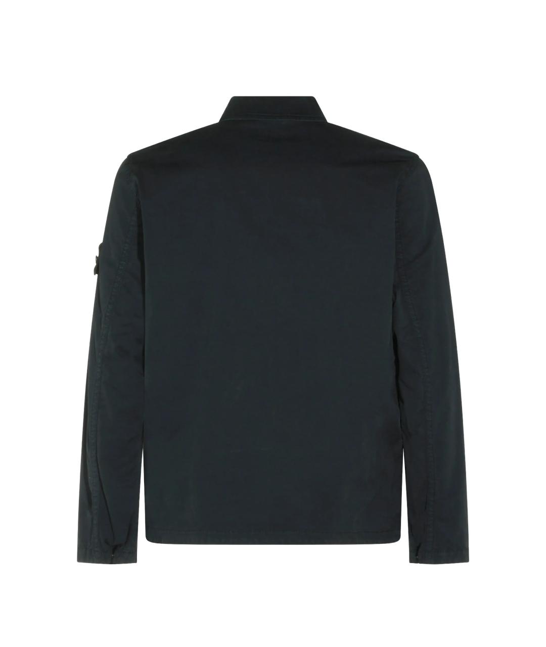 STONE ISLAND Синяя хлопковая куртка, фото 2