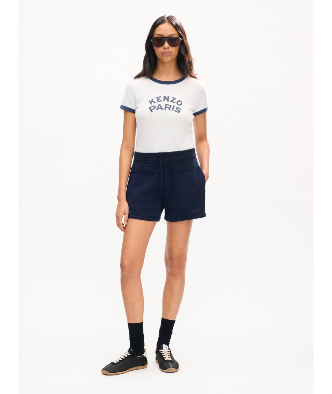 KENZO Белая хлопковая футболка, фото 2