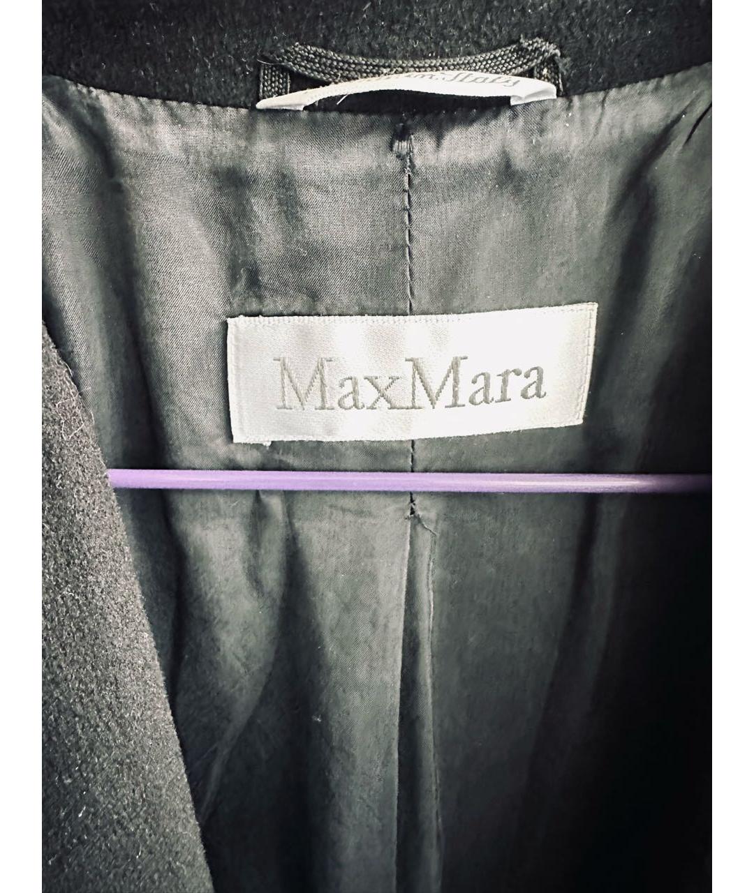 MAX MARA Черный шерстяной жакет/пиджак, фото 6