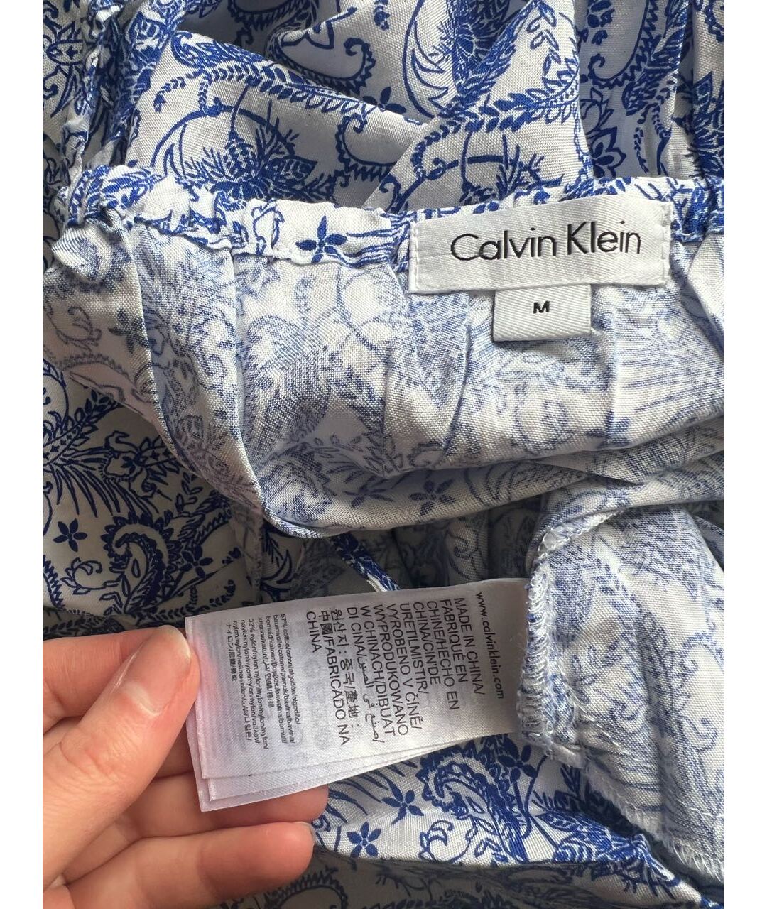 CALVIN KLEIN Белый хлопковый комбинезон, фото 3