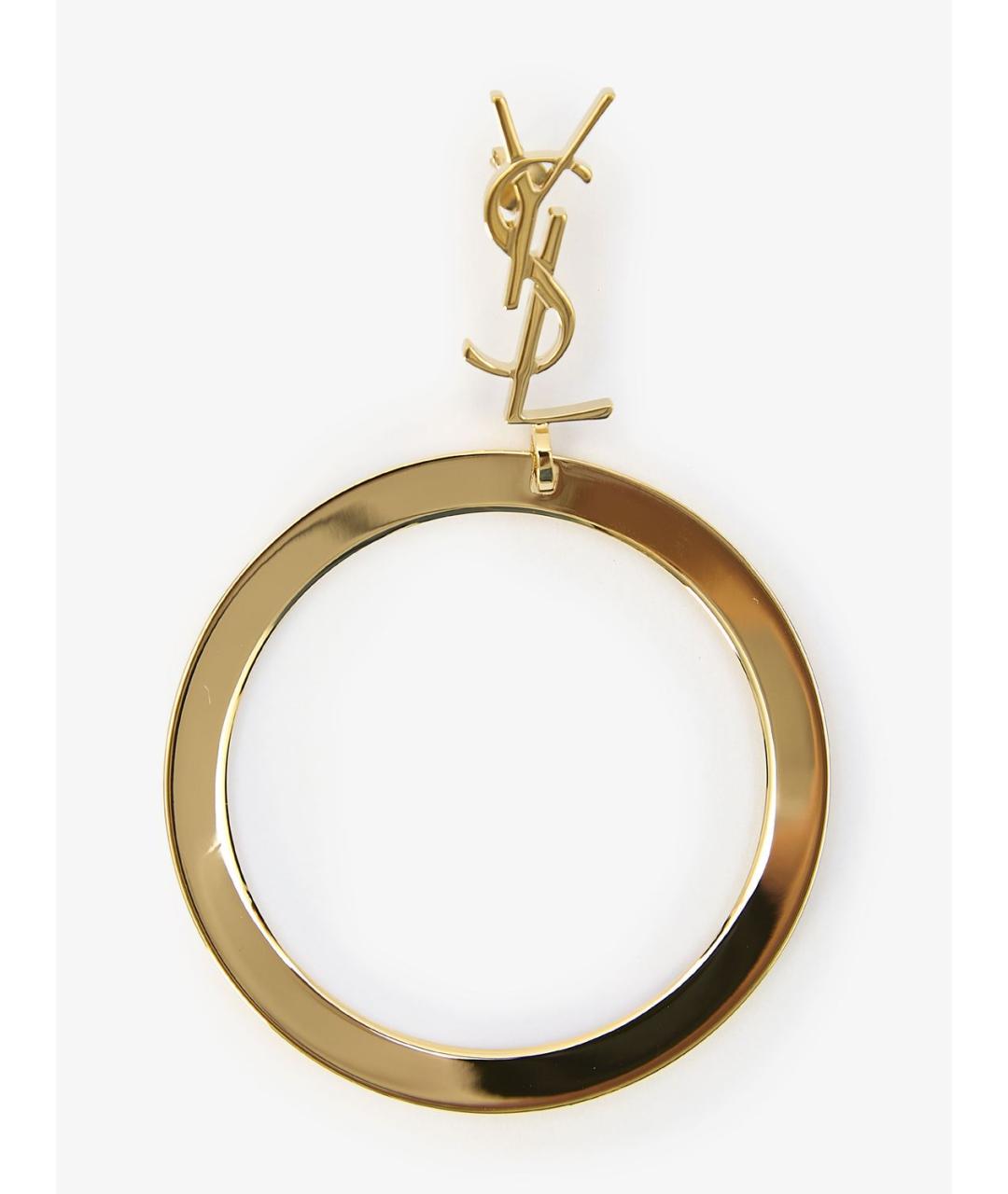 SAINT LAURENT Золотые серьги, фото 4