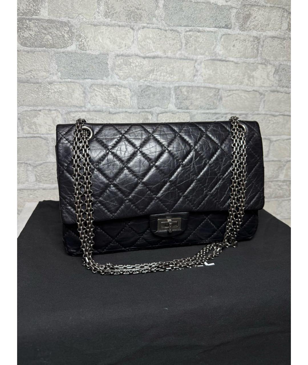 CHANEL Черная кожаная сумка через плечо, фото 3
