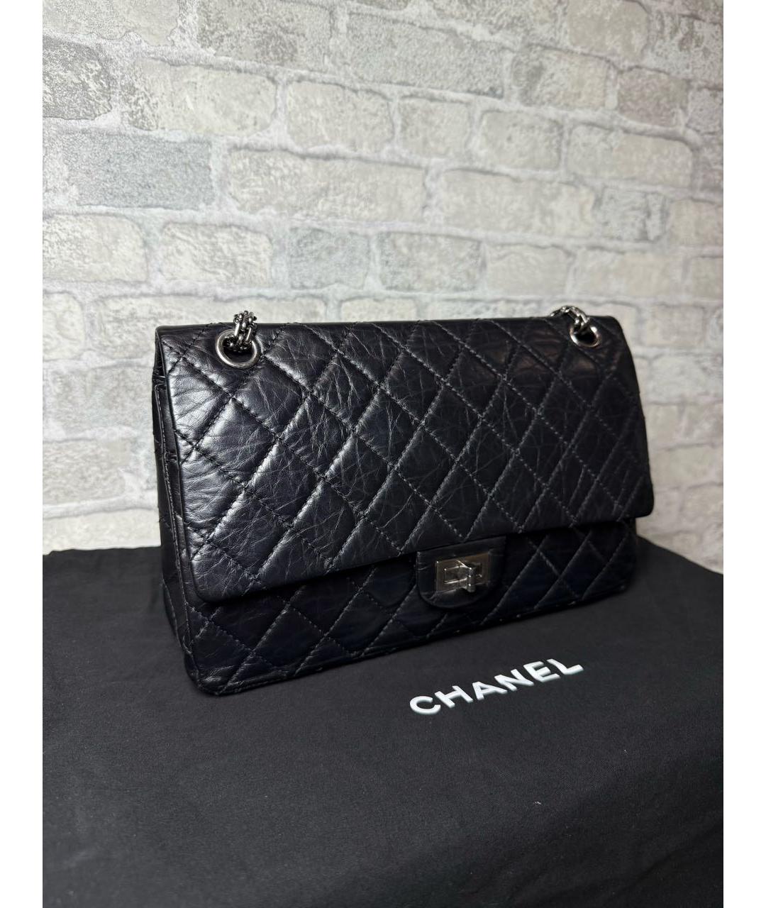 CHANEL Черная кожаная сумка через плечо, фото 2