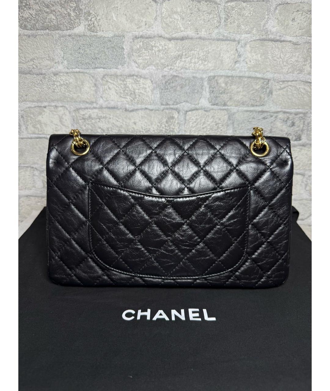 CHANEL Черная кожаная сумка через плечо, фото 4
