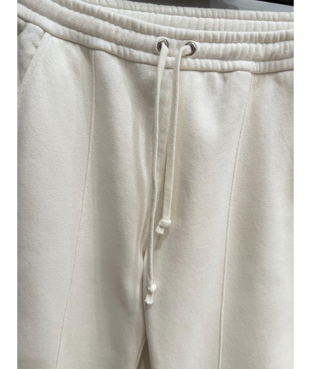 GUCCI Белые хлопковые спортивные брюки и шорты, фото 5