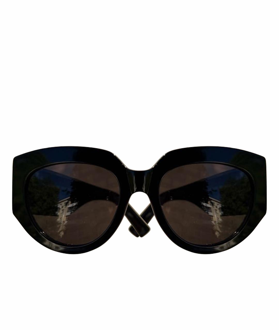 SAINT LAURENT Черные пластиковые солнцезащитные очки, фото 1