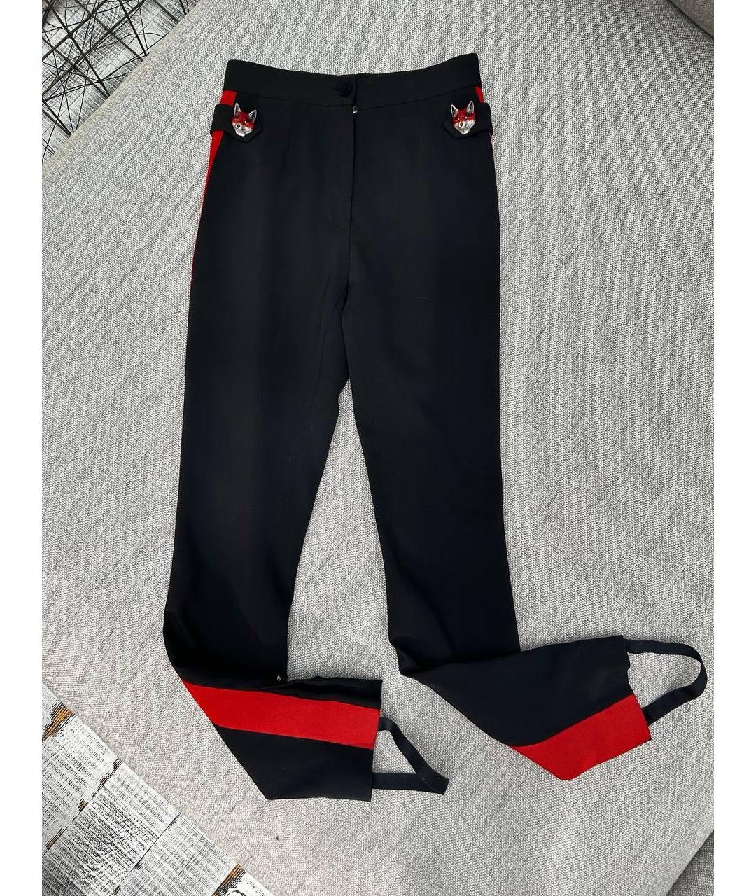 DOLCE&GABBANA Черные брюки узкие, фото 4